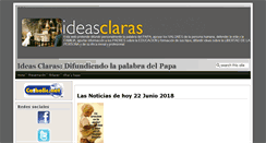 Desktop Screenshot of ideasclaras.org