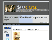 Tablet Screenshot of ideasclaras.org